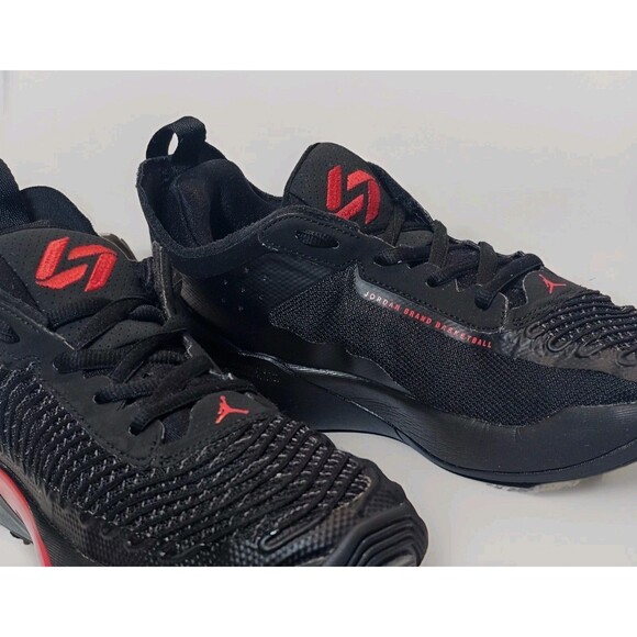 Nike Boys Air Jordan Luka 1 DQ6513-060 Black Basketball Shoes Sneakers Size 6.5Y - Picture 8 of 9